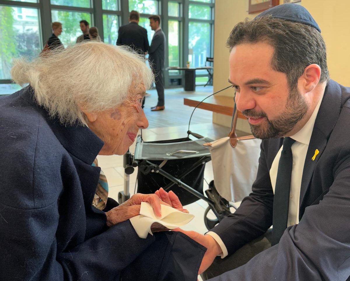 Margot Friedländer und Armin Levy Foto: World Jewish Congress